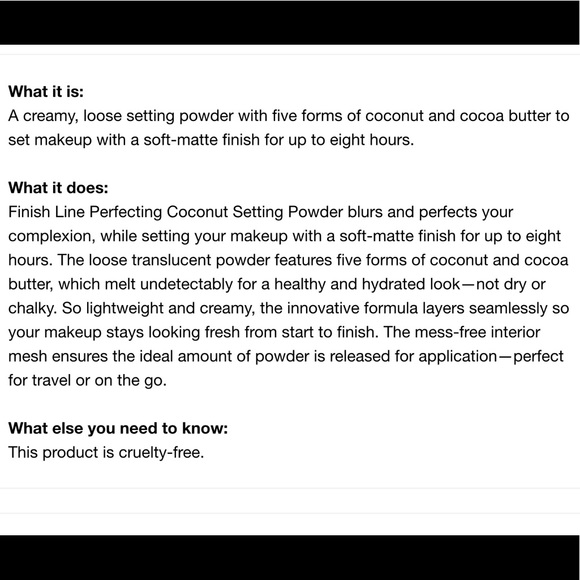 Marc Jacobs Finish Line Perfecting Coconut Setting Powder - Picture 13 of 13